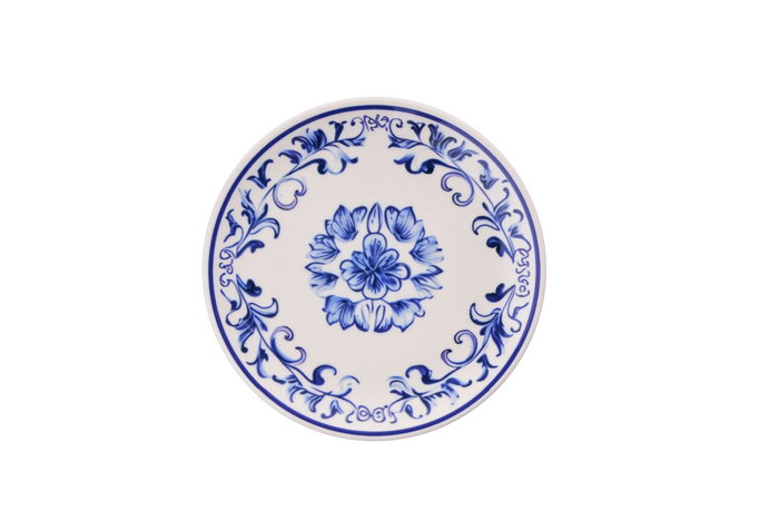 Hermia Blue Flover Juego de 6 Platos de Postre en Porcelana Azul y Blanco Hermia Blue Flover Juego de 6 Platos de Postre en Porcelana Azul y Blanco